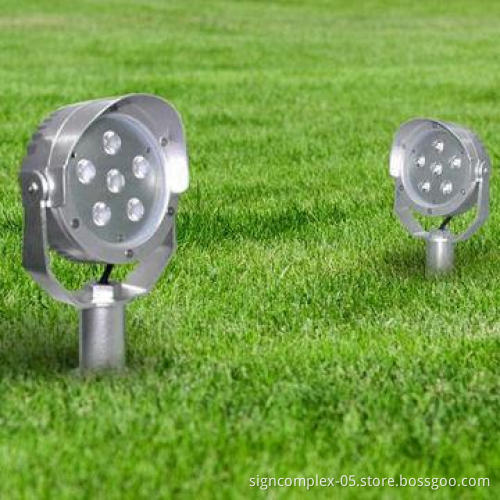 LED Garden Lights with 12W Power Consumption and 6 Pieces LED Quantity